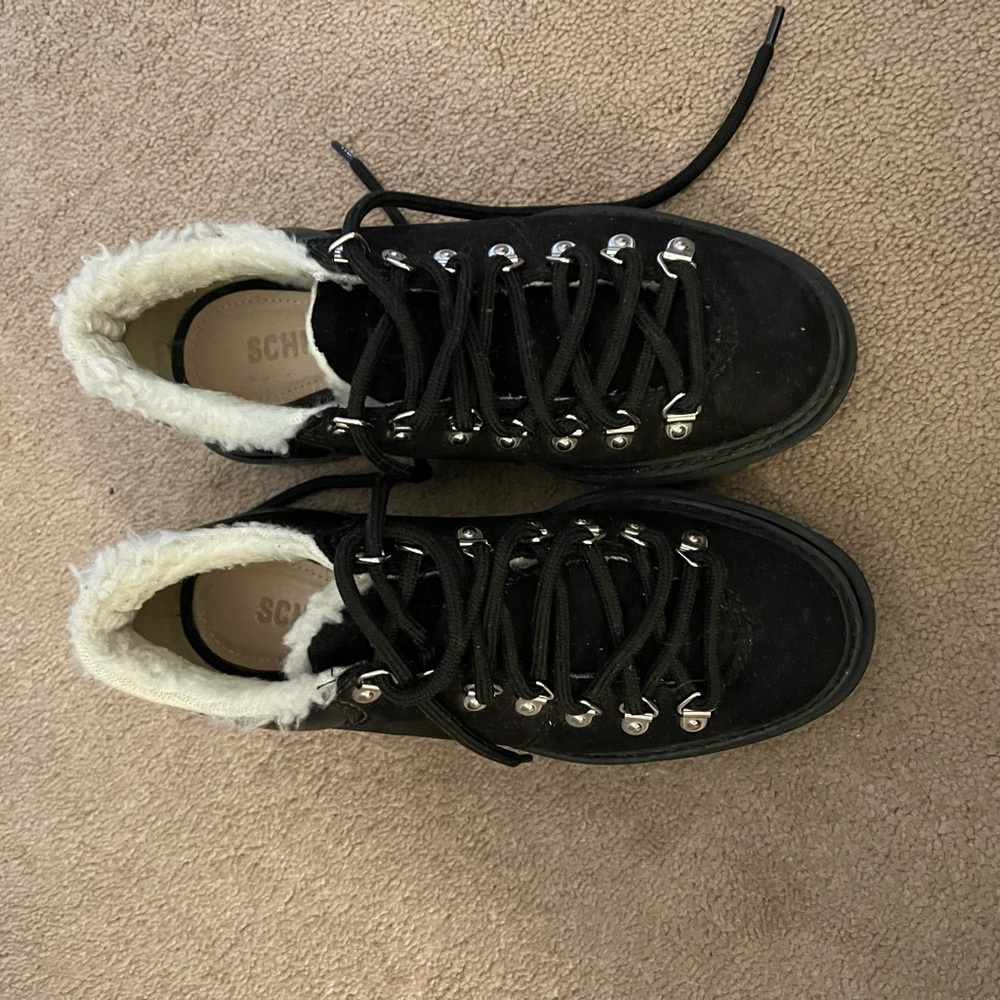 Black Schutz boots